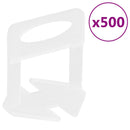 vidaXL csempekiegyenlítő rendszer 250 ék 500 kapocs 3 mm