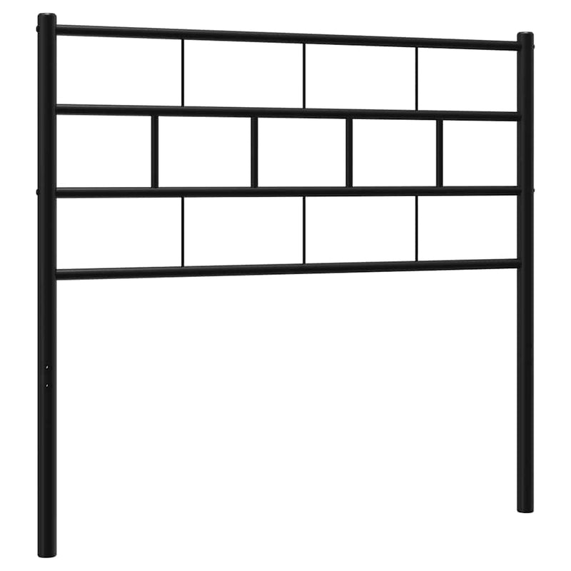 vidaXL fekete fém fejtámla 100 cm