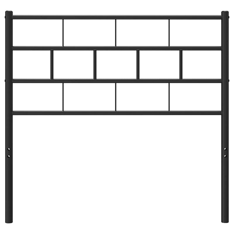 vidaXL fekete fém fejtámla 100 cm