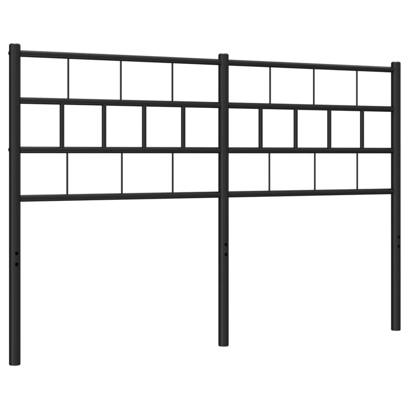 vidaXL fekete fém fejtámla 140 cm