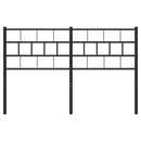 vidaXL fekete fém fejtámla 140 cm