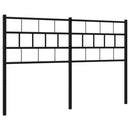 vidaXL fekete fém fejtámla 140 cm