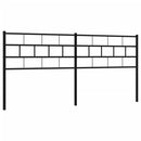 vidaXL fekete fém fejtámla 160 cm