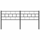 vidaXL fekete fém csere fejtámla 200 cm