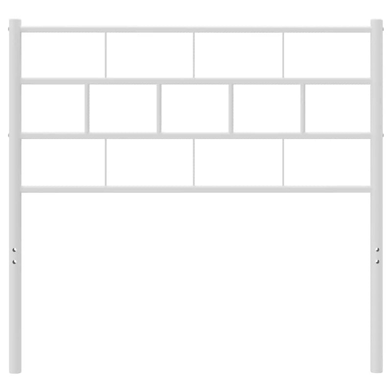 vidaXL fehér fém fejtámla 100 cm