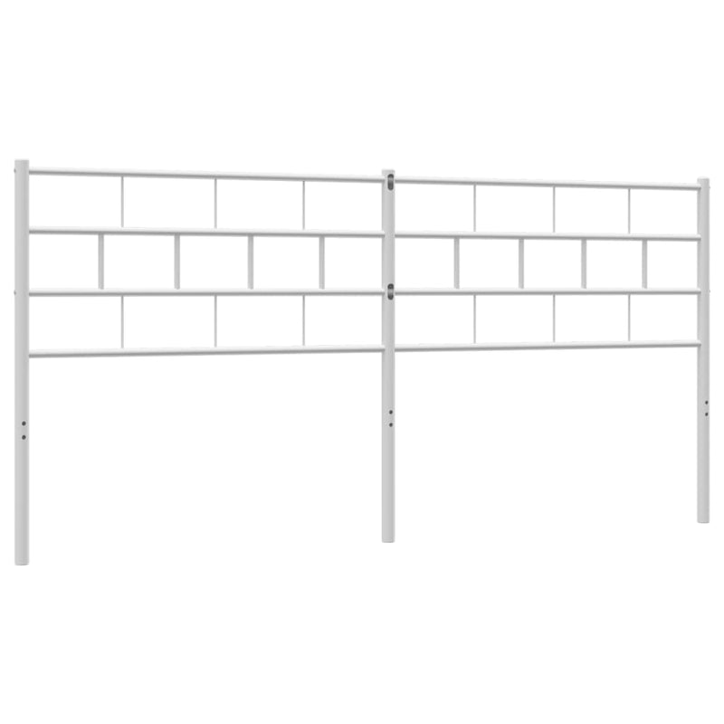 vidaXL fehér fém fejtámla 160 cm