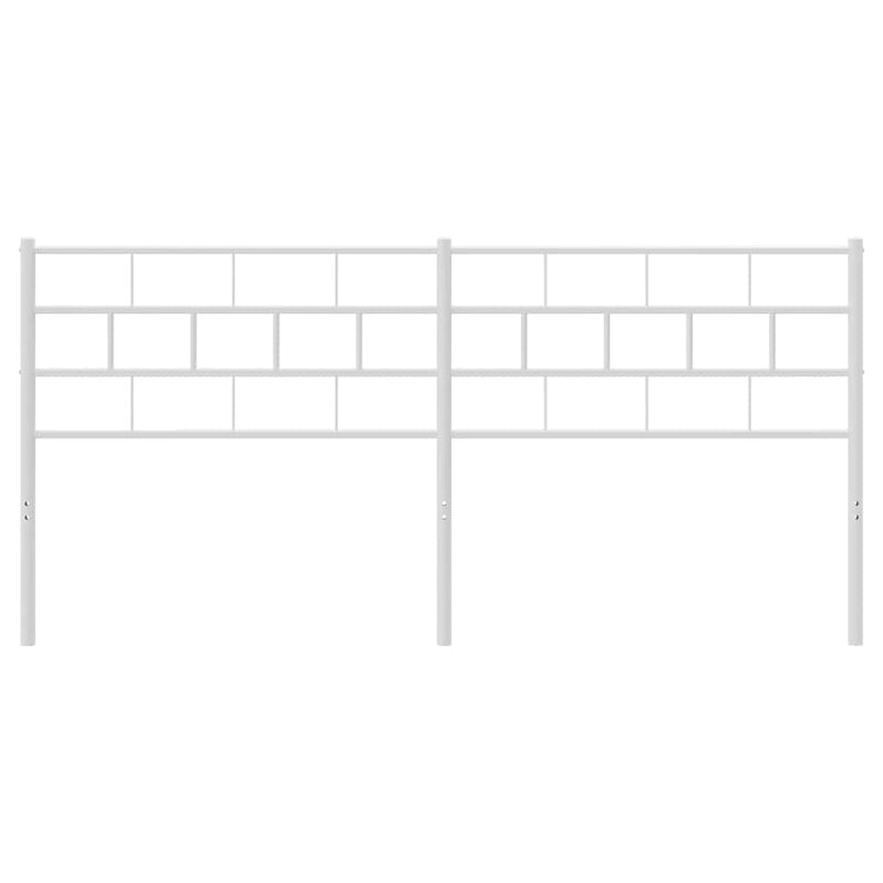 vidaXL fehér fém fejtámla 180 cm