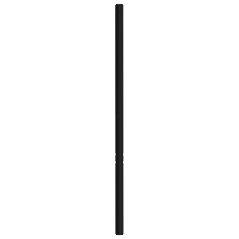 vidaXL fekete fém fejtámla 75 cm