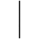 vidaXL fekete fém csere fejtámla 135 cm