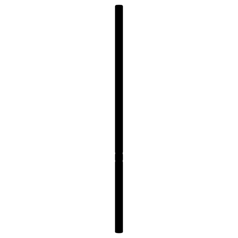 vidaXL fekete fém fejtámla 193 cm