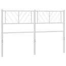 vidaXL fehér fém csere fejtámla 135 cm
