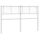 vidaXL fehér fém csere fejtámla 150 cm