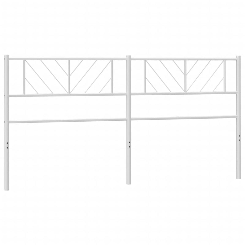 vidaXL fehér fém fejtámla 180 cm