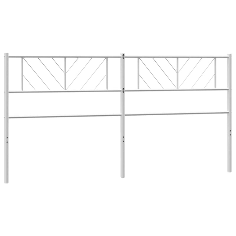vidaXL fehér fém fejtámla 180 cm