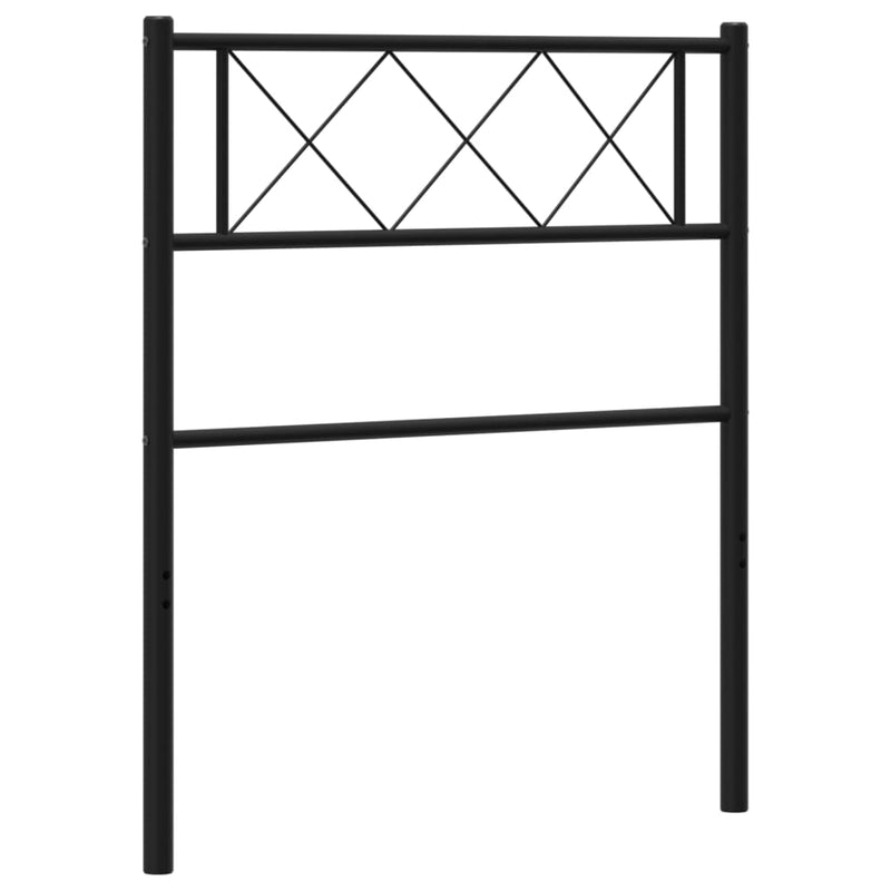 vidaXL fekete fém fejtámla 90 cm