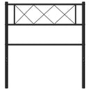 vidaXL fekete fém csere fejtámla 90 cm