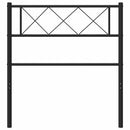 vidaXL fekete fém csere fejtámla 100 cm