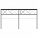 vidaXL fekete fém csere fejtámla 120 cm