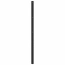 vidaXL fekete fém csere fejtámla 120 cm
