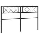 vidaXL fekete fém csere fejtámla 135 cm