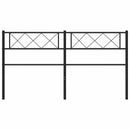 vidaXL fekete fém csere fejtámla 135 cm