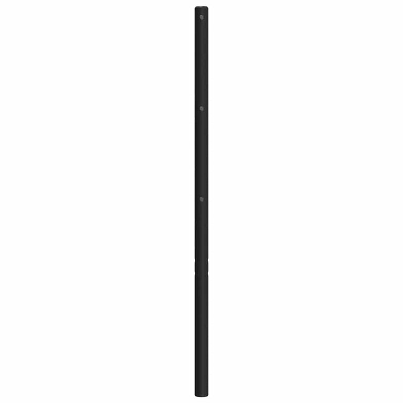 vidaXL fekete fém fejtámla 135 cm