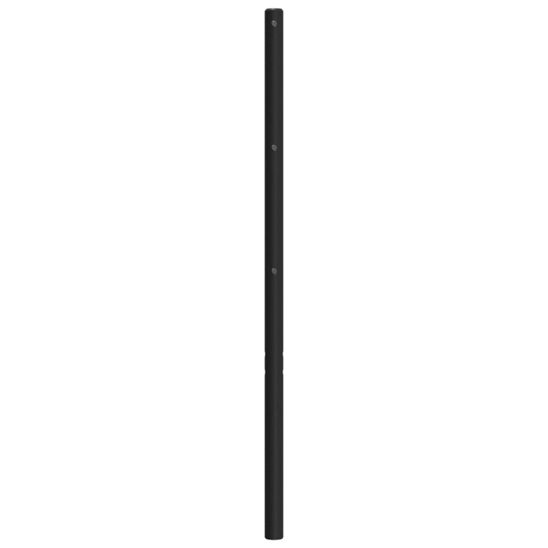 vidaXL fekete fém fejtámla 140 cm