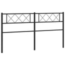 vidaXL fekete fém csere fejtámla 160 cm