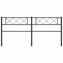 vidaXL fekete fém csere fejtámla 160 cm