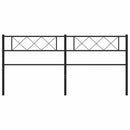 vidaXL fekete fém fejtámla 180 cm