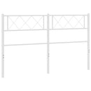 vidaXL fehér fém csere fejtámla 135 cm