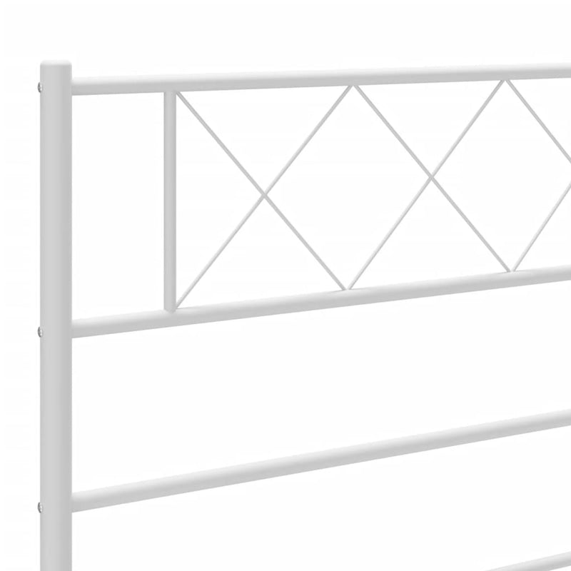 vidaXL fehér fém fejtámla 160 cm