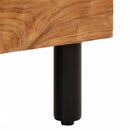 vidaXL 2 db tömör akácfa kisszekrények 60 x 33 x 75 cm