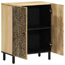 vidaXL 3 db tömör mangófa tálalószekrény 60 x 33 x 75 cm