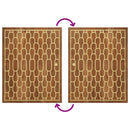 vidaXL 5 részes tömör mangófa fürdőszobai bútorszett