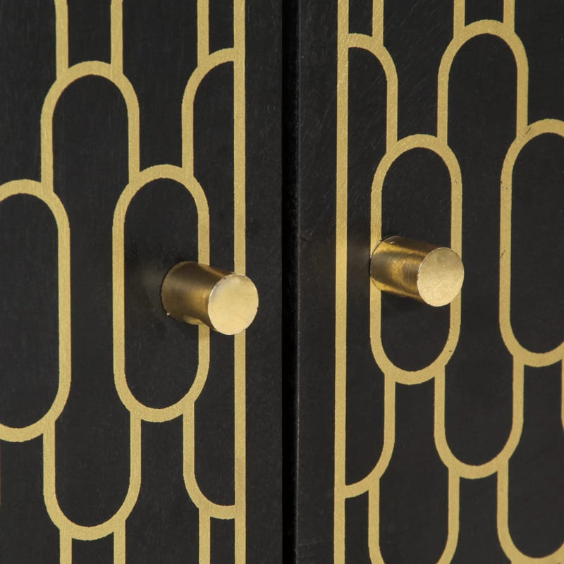 vidaXL 2 részes tömör mangófa fürdőszobai bútorszett