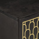 vidaXL 2 részes tömör mangófa fürdőszobai bútorszett