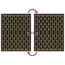 vidaXL 4 részes tömör mangófa fürdőszobai bútorszett