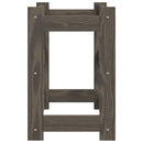 vidaXL szürke tömör fenyőfa bortartó 12 palackhoz