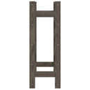 vidaXL szürke tömör fenyőfa bortartó 20 palackhoz