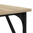 vidaXL sonoma tölgy színű szerelt fa íróasztal 149x149x75 cm