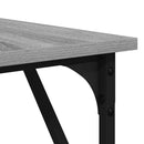 vidaXL szürke sonoma színű szerelt fa íróasztal 149 x 149 x 75 cm