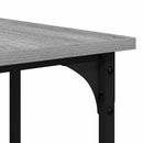 vidaXL szürke sonoma színű szerelt fa íróasztal 139 x 139 x 75 cm