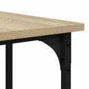 vidaXL sonoma tölgy színű mű fa íróasztal 139x139x75 cm