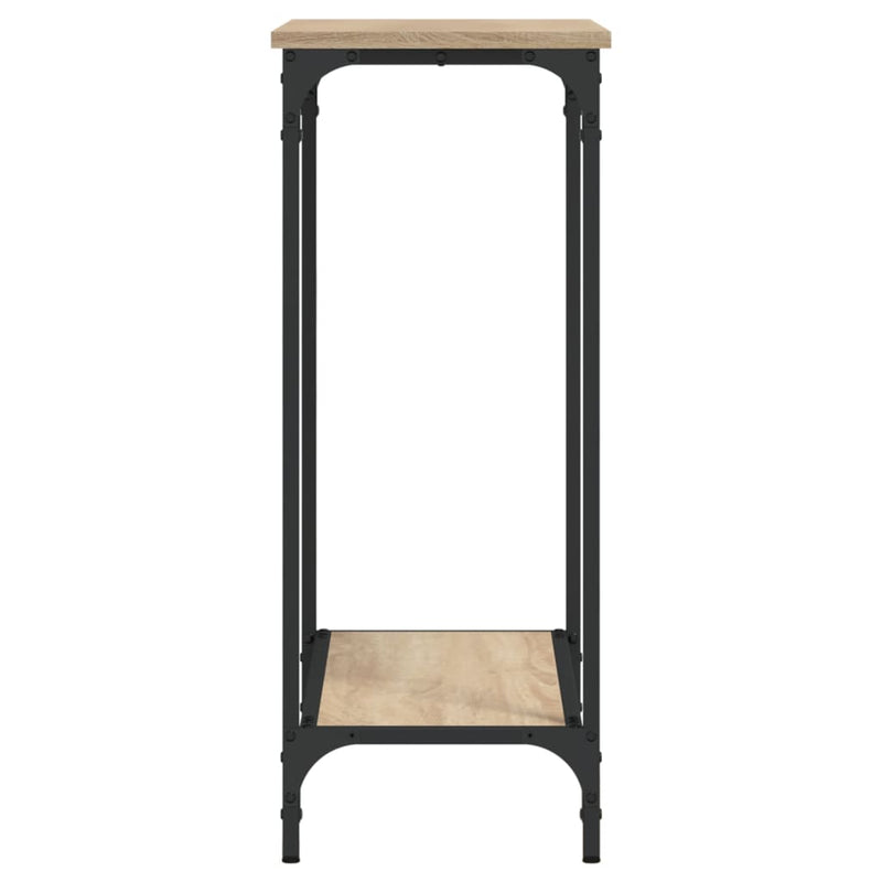 vidaXL sonoma tölgy színű szerelt fa tálalóasztal 75 x 30,5 x 75 cm
