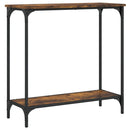 vidaXL füstös tölgy színű szerelt fa tálalóasztal 75 x 30,5 x 75 cm