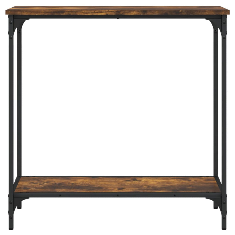 vidaXL füstös tölgy színű szerelt fa tálalóasztal 75 x 30,5 x 75 cm