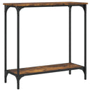 vidaXL füstös tölgy színű szerelt fa tálalóasztal 75 x 30,5 x 75 cm