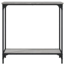 vidaXL szürke sonoma színű szerelt fa tálalóasztal 75 x 30,5 x 75 cm