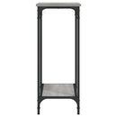 vidaXL szürke sonoma színű szerelt fa tálalóasztal 75 x 30,5 x 75 cm